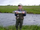 Adam Greenhill with River Wick Grilse
